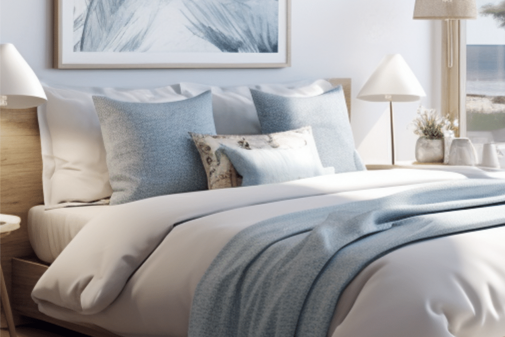 bedroom decor ideas for couples powder blue