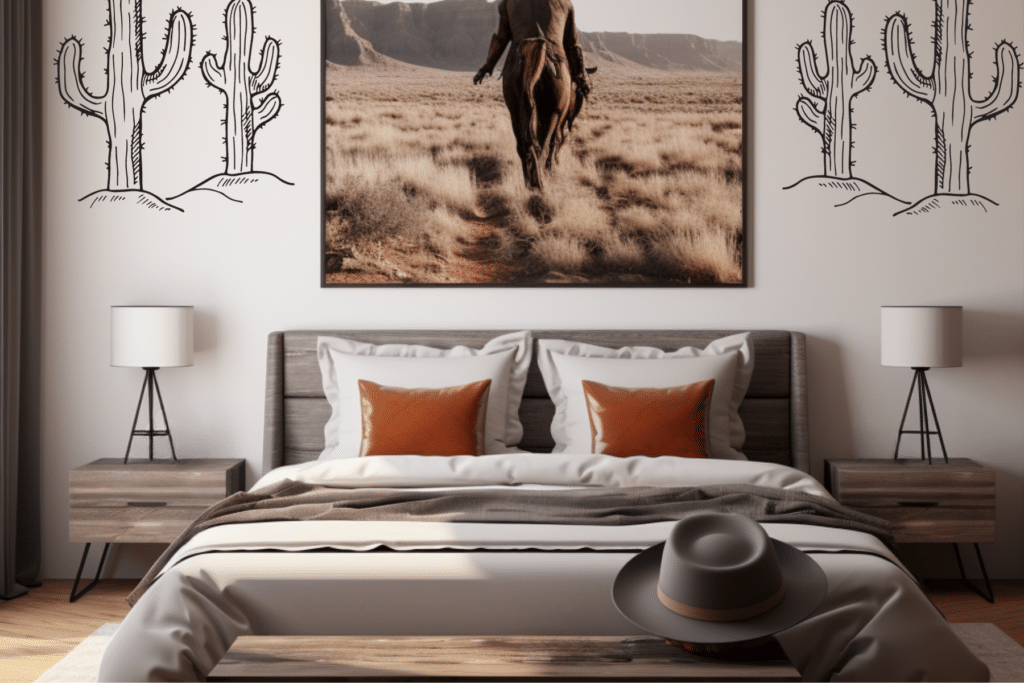 bedroom decor ideas for couples western