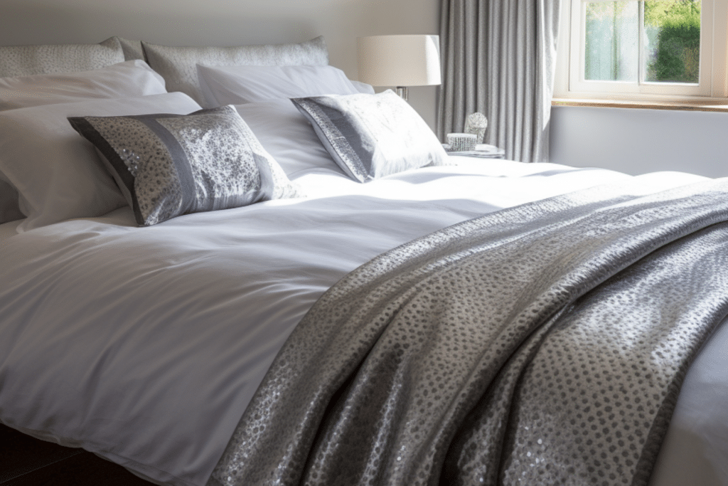silver bedroom decor ideas for couples