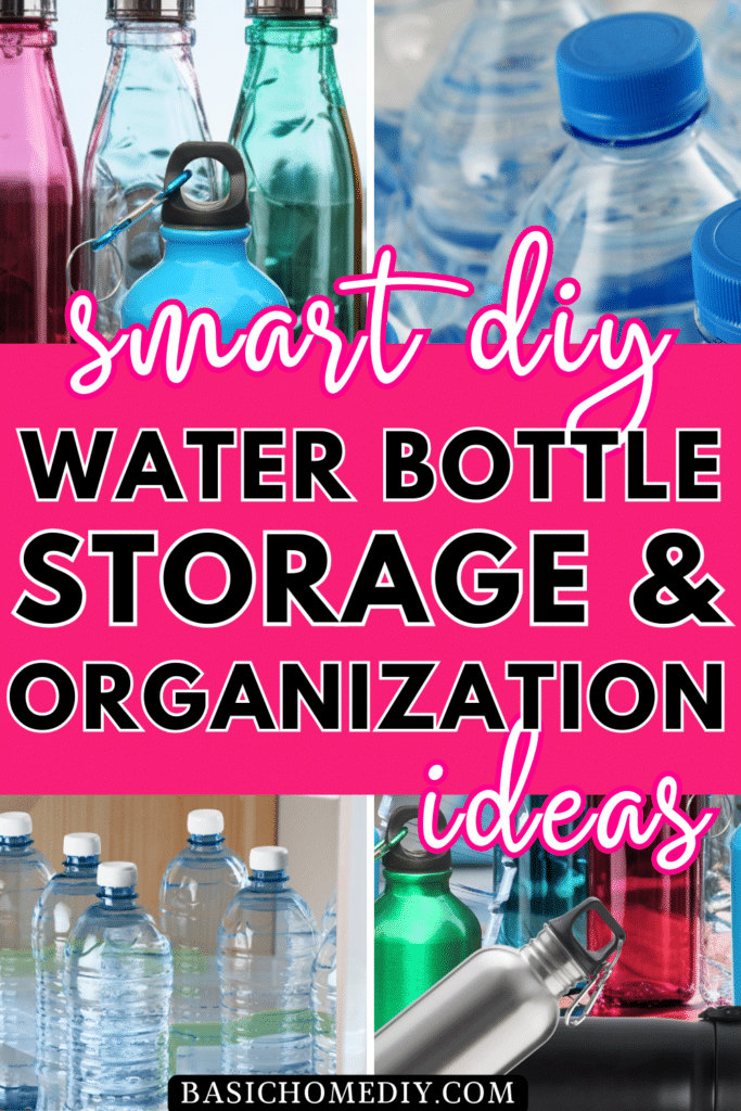 Smart DIY Water Bottle Storage and Organization Ideas 1