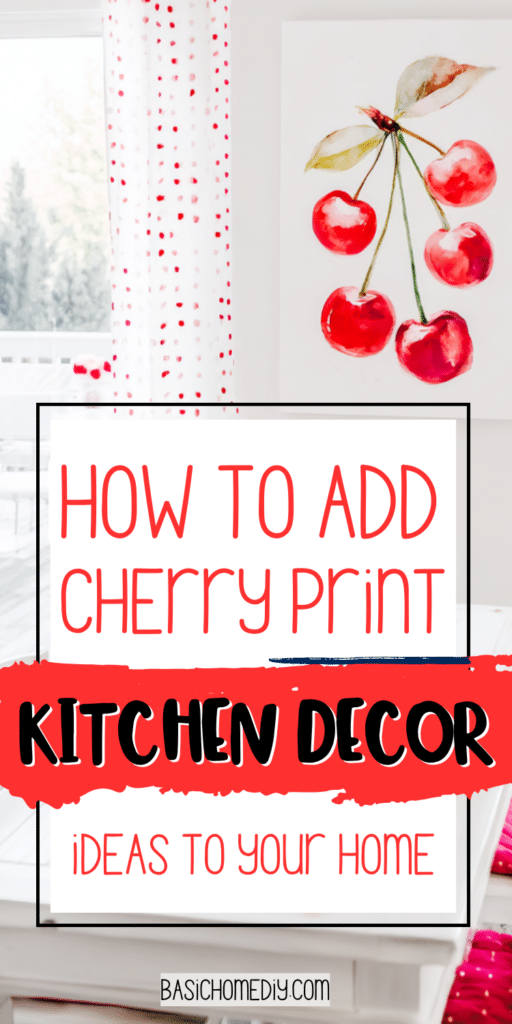 23 Fresh Cherry Themed Kitchen Decor Ideas That You’ve Got To Try 4
