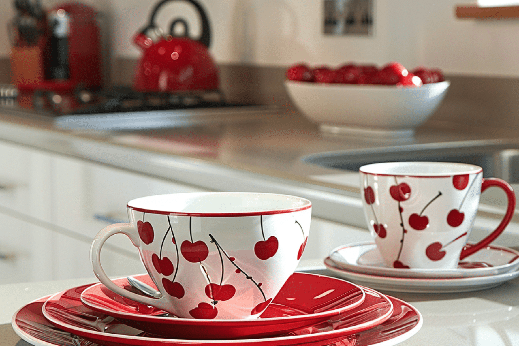 23 Fresh Cherry Themed Kitchen Decor Ideas That You've Got To Try ...