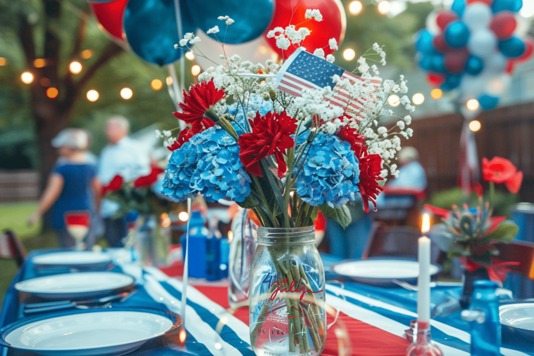 Easy Patriotic 4th of July Party Decorations and Supplies - Basic Home DIY