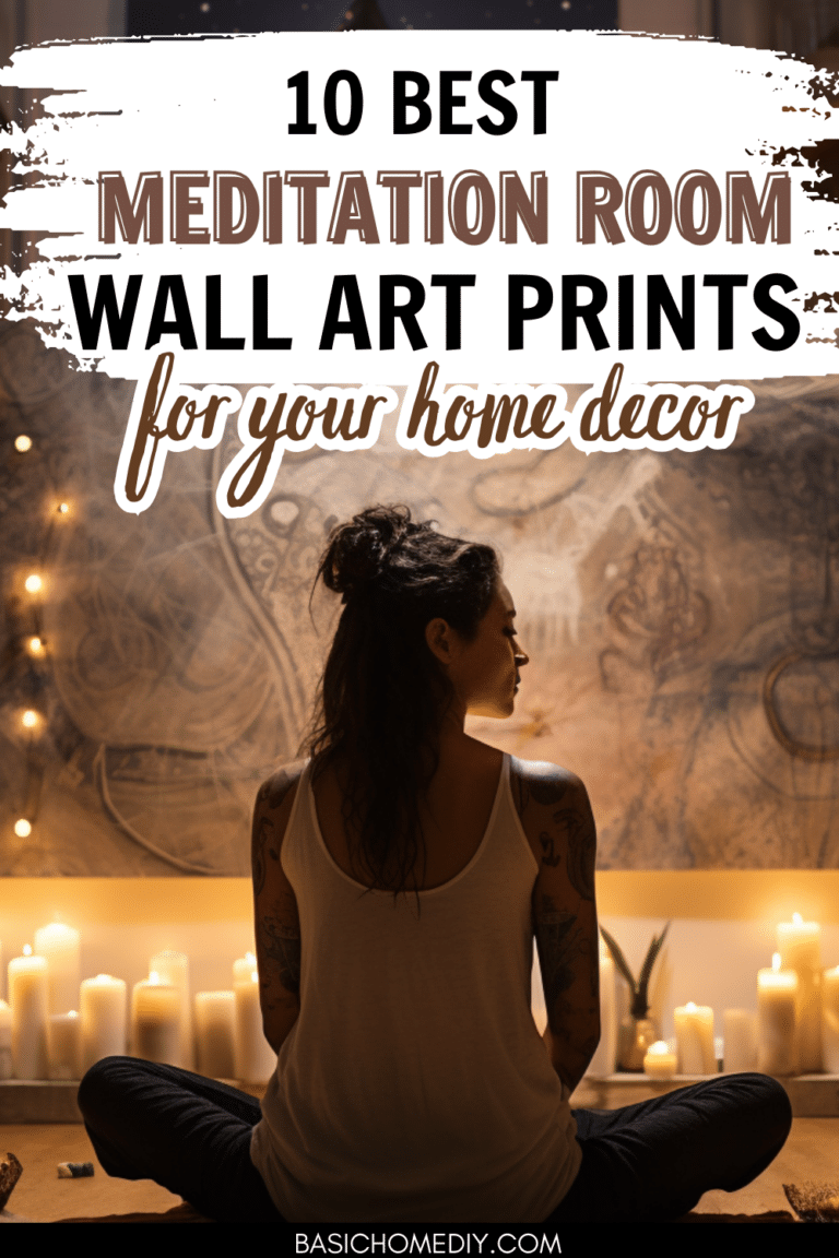 Best Meditation Room Wall Art Prints for Your Home Decor - Basic Home DIY