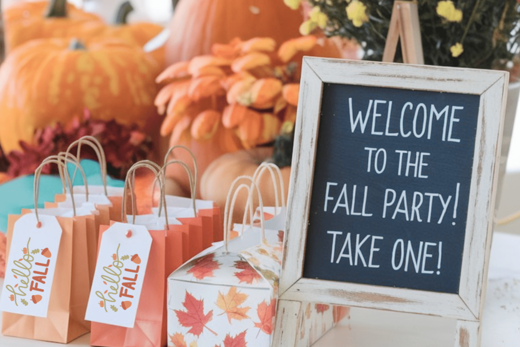 super easy fall party favors