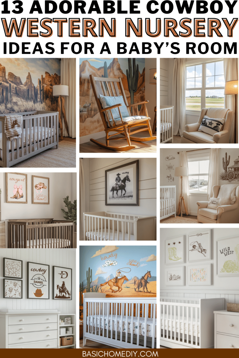13 Adorable Cowboy Western Nursery Ideas for a Baby's Room - Basic Home DIY