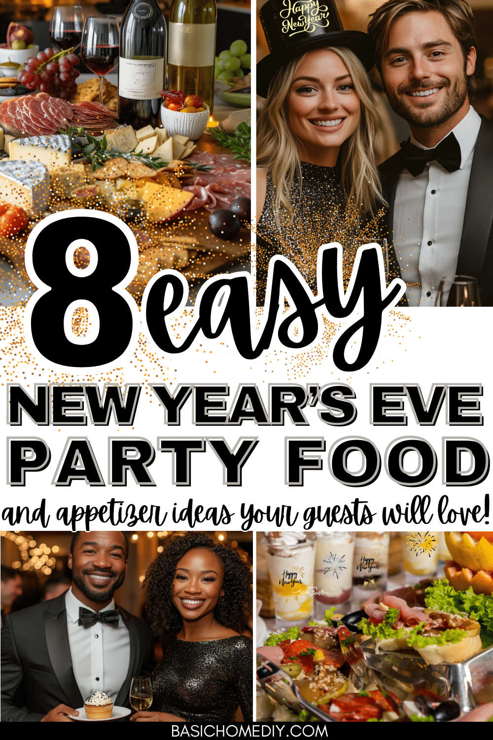 8 Easy New Year's Eve Party Food and Appetizer Ideas - Basic Home DIY