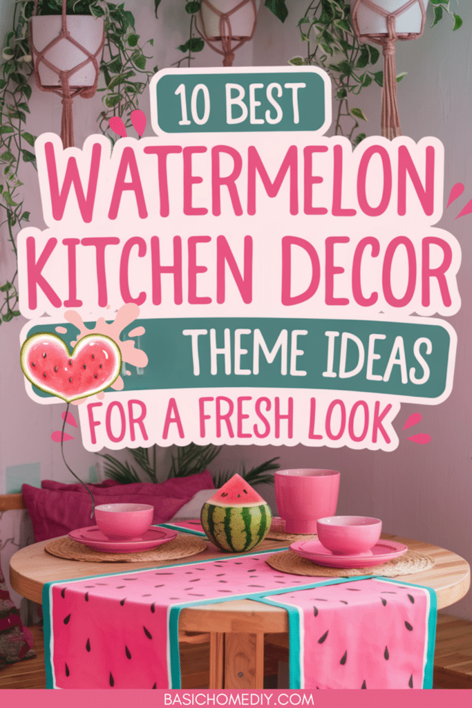 10 Best Watermelon Kitchen Decor Theme Ideas for a Fresh Look 1