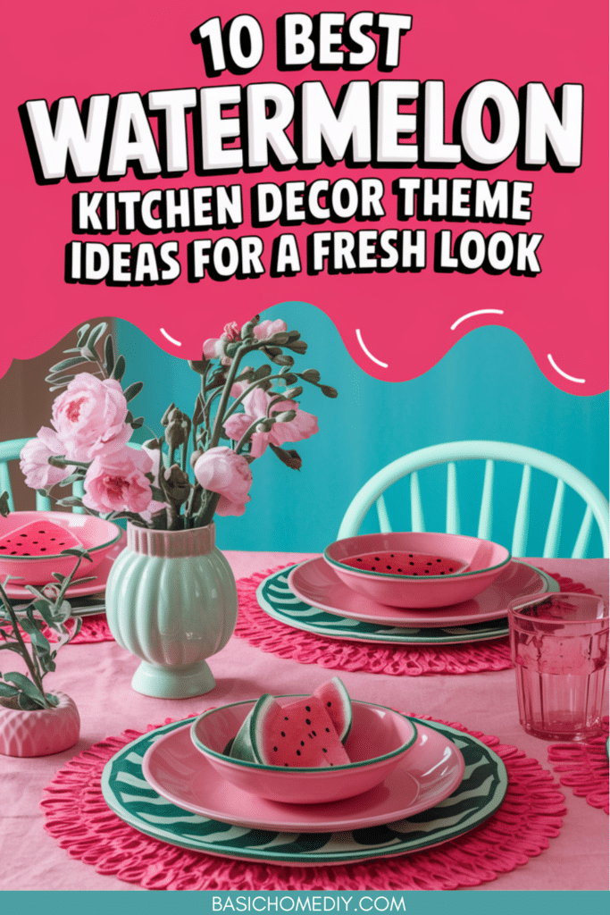 10 Best Watermelon Kitchen Decor Theme Ideas for a Fresh Look 2