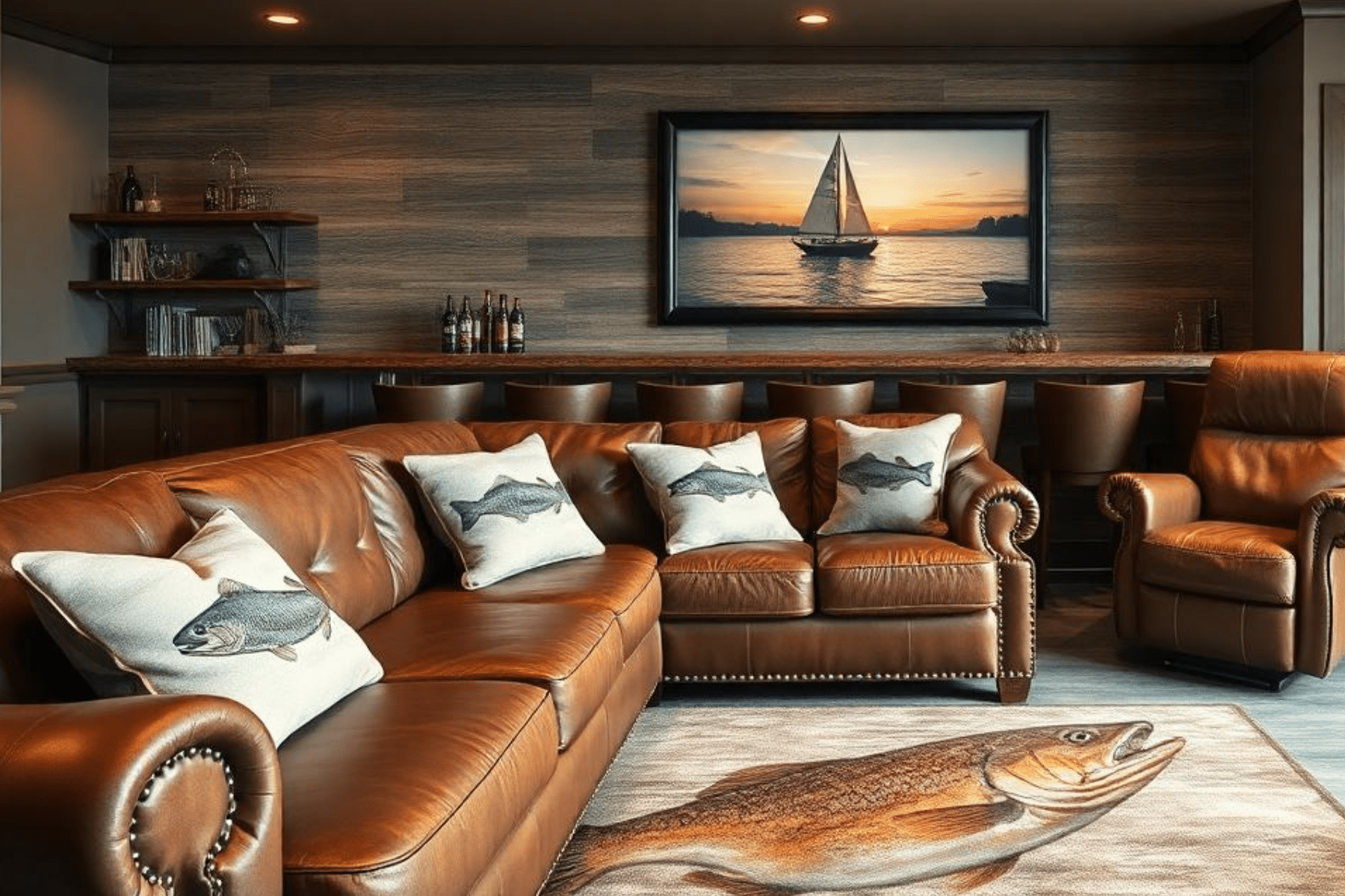Ultimate Fishing Decor Ideas For Your Man Cave at Home