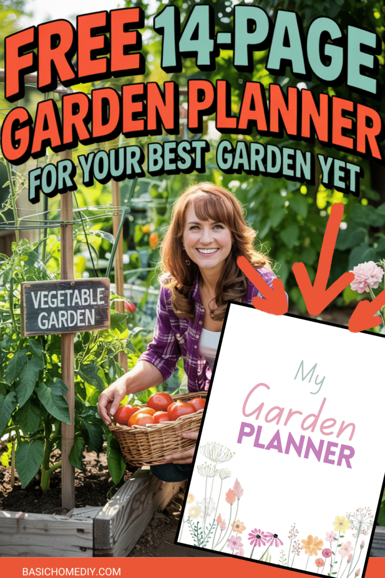 Free Printable Garden Planner for Your Best Growing Season Yet - Basic ...