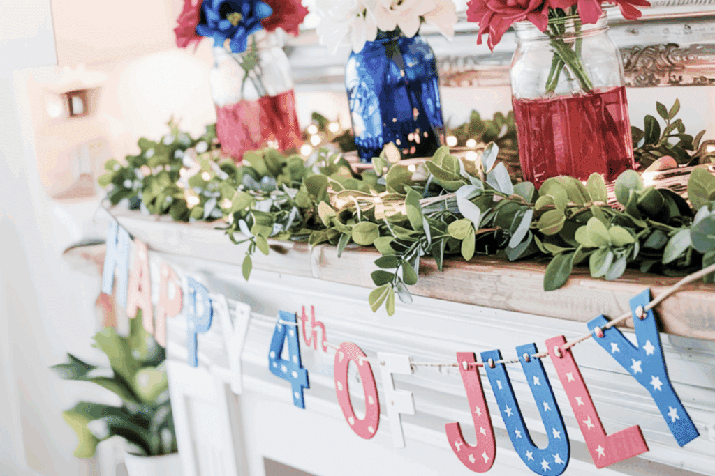 Simple 4th of July Decor to Make Your Home Look Amazing - Basic Home DIY