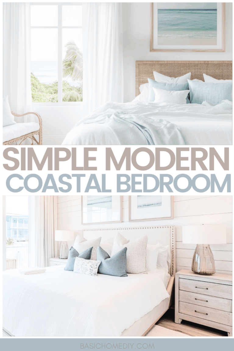 Easy Modern Coastal Bedroom: Neutral, Cozy, and Chic Ideas to Try This ...