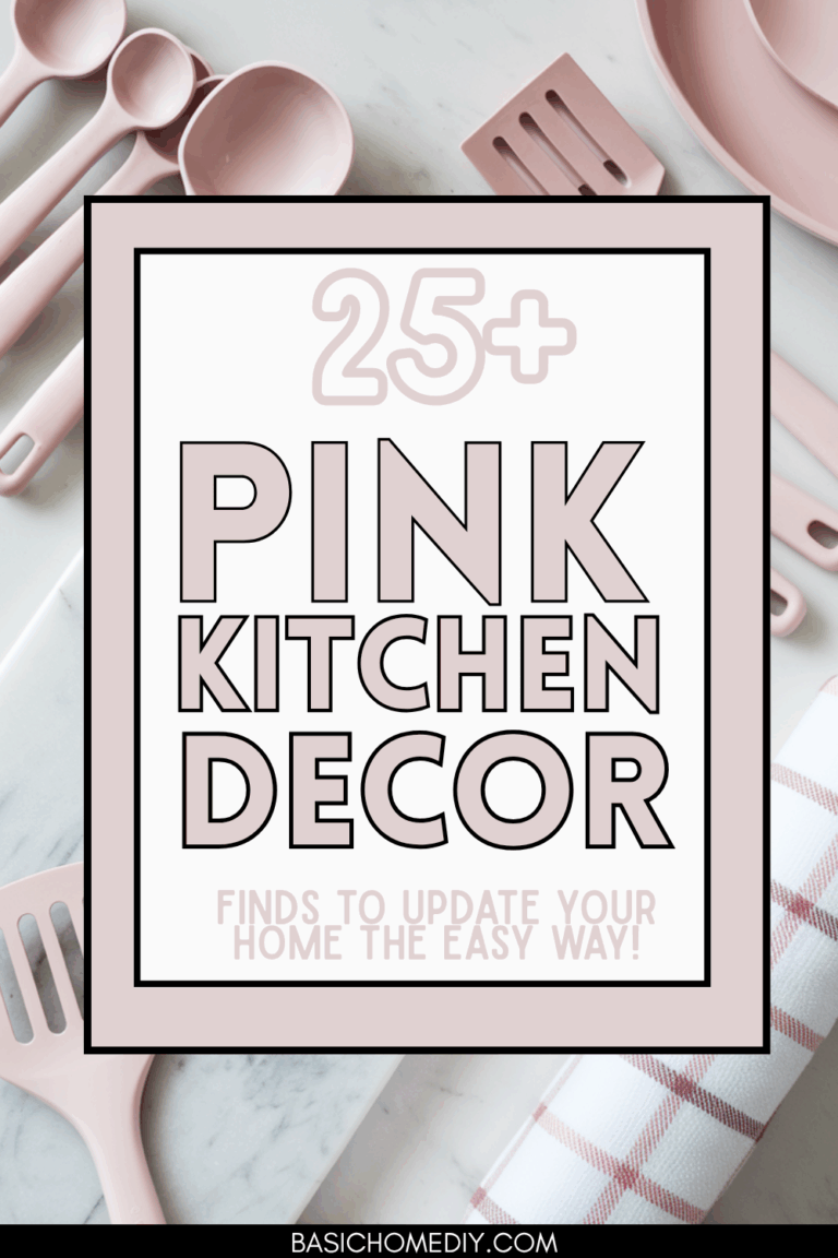 Update In Pink 25+ Trending Pink Kitchen Decor Finds to Update Your Home - Basic Home DIY