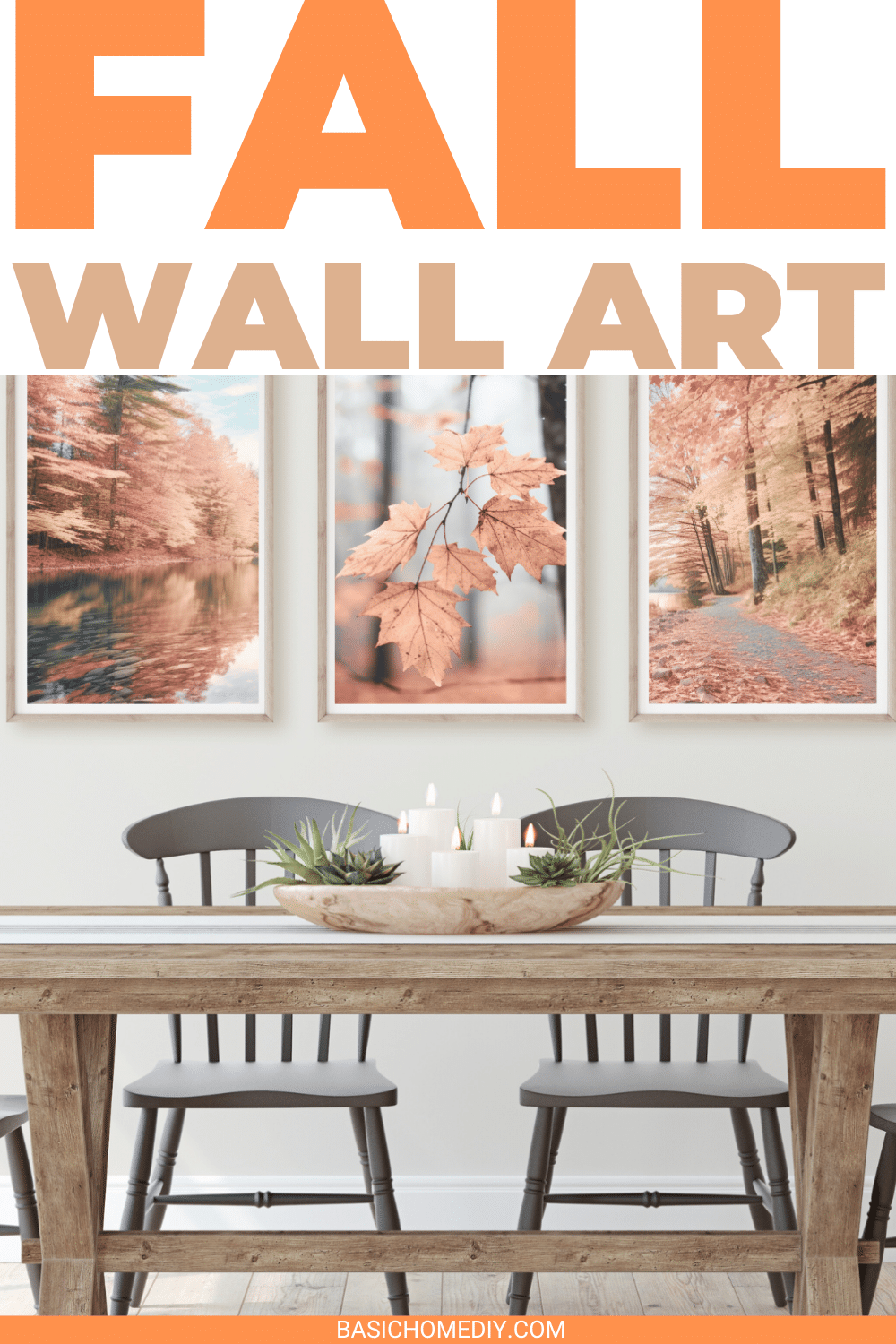 Unique Fall Wall Art for Every Room in the Home - Basic Home DIY