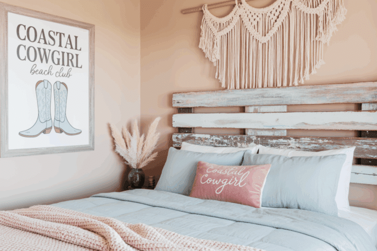 coastal cowgirl bedroom