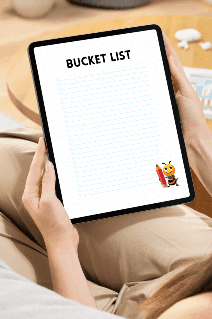 back to school planner bucket list