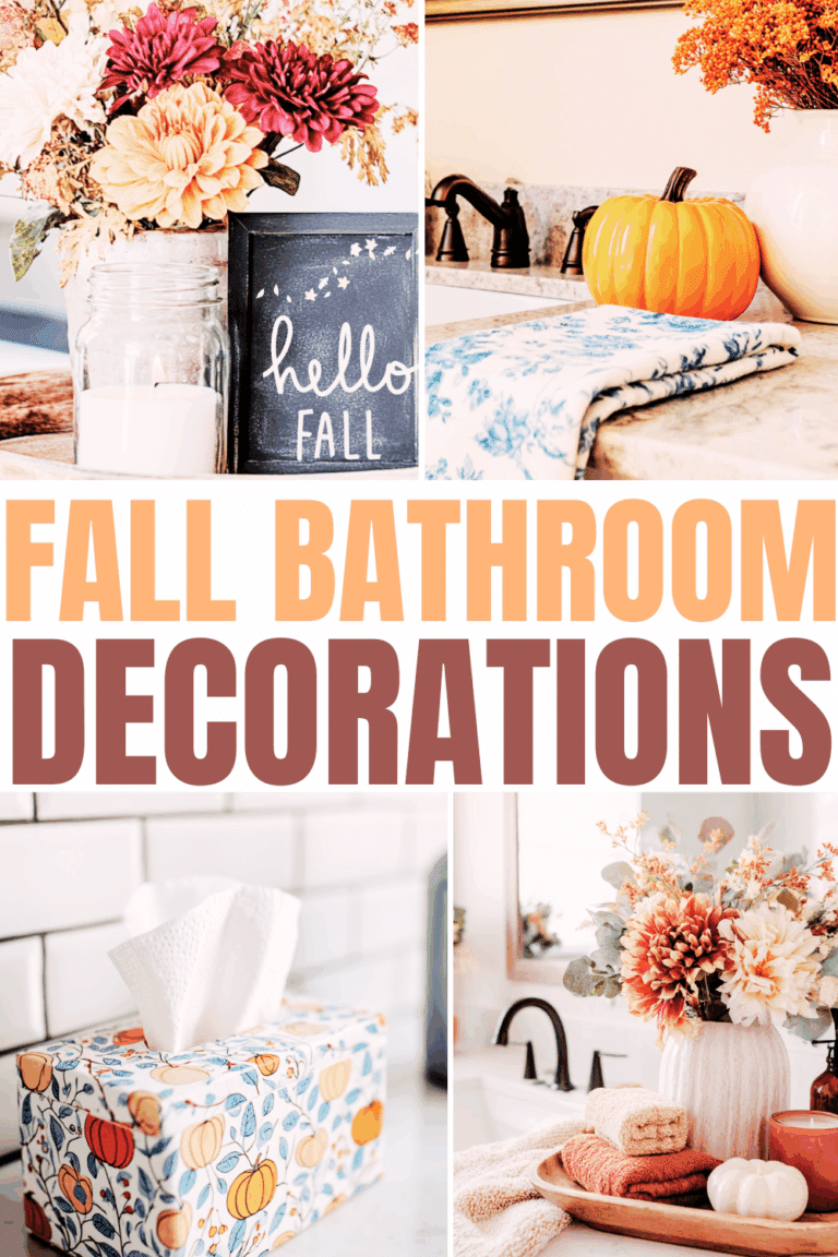 25+ Simple & Cozy Fall Bathroom Decor For Your Festive Home - Basic ...