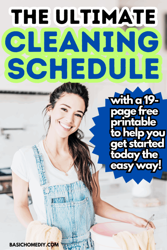 The Ultimate Cleaning Schedule You’ll Actually Stick To (19-Page Free Printable Cleaning Planner) 1