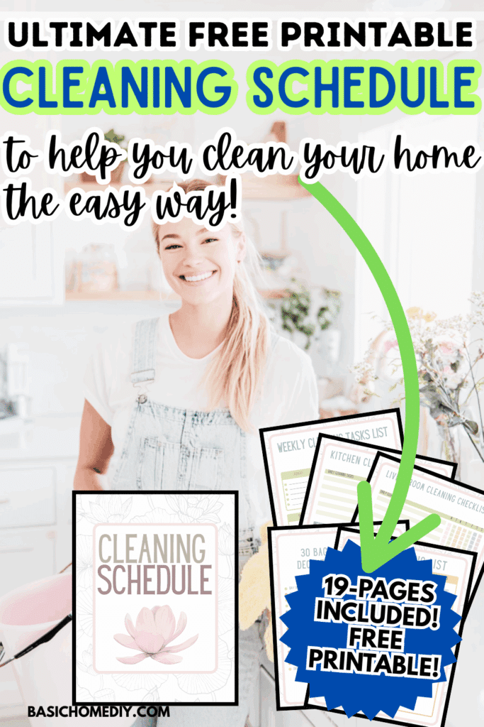 The Ultimate Cleaning Schedule You’ll Actually Stick To (19-Page Free Printable Cleaning Planner) 2