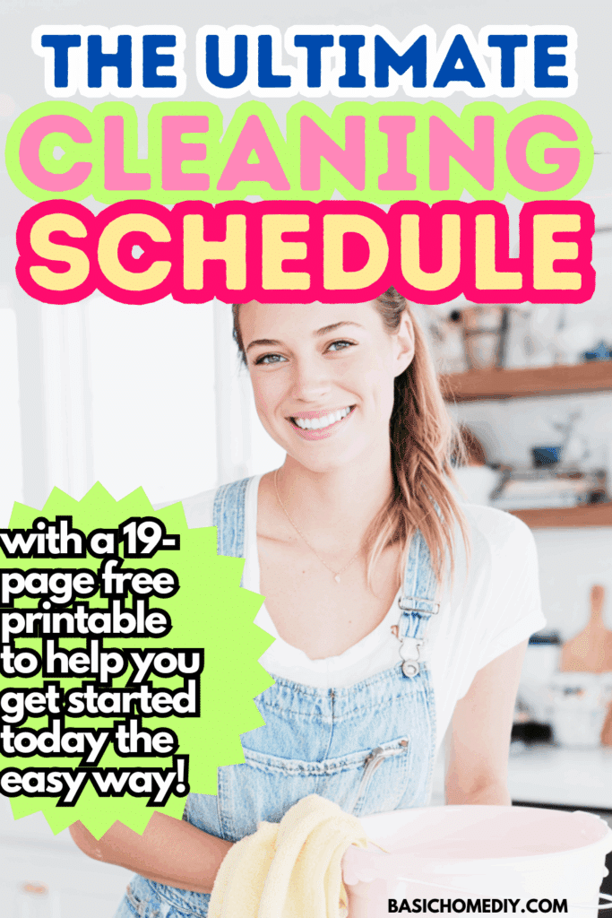 The Ultimate Cleaning Schedule You’ll Actually Stick To (19-Page Free Printable Cleaning Planner) 3