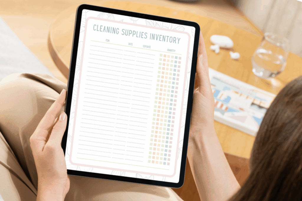 cleaning list inventory