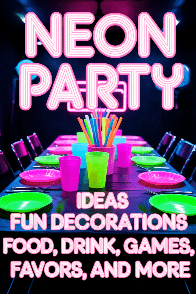 Neon Party_ Fun Ideas for Decorations, Food, Drinks, Games, Favors, and More 5