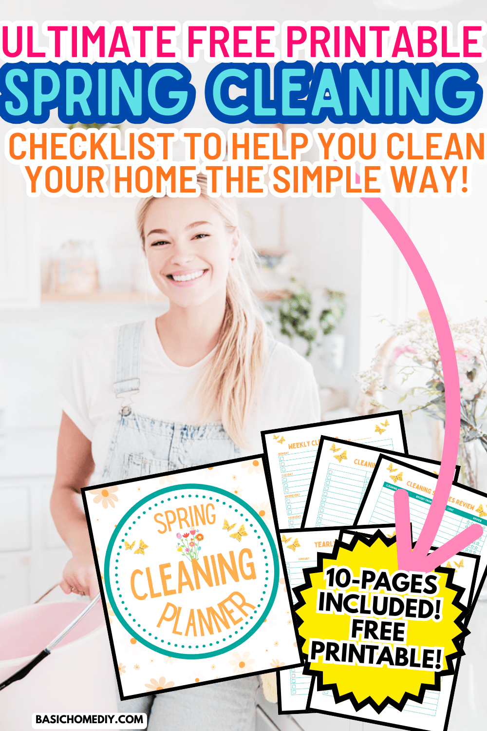 Spring Cleaning Checklist: Free Printable Planner to Refresh Your Home ...