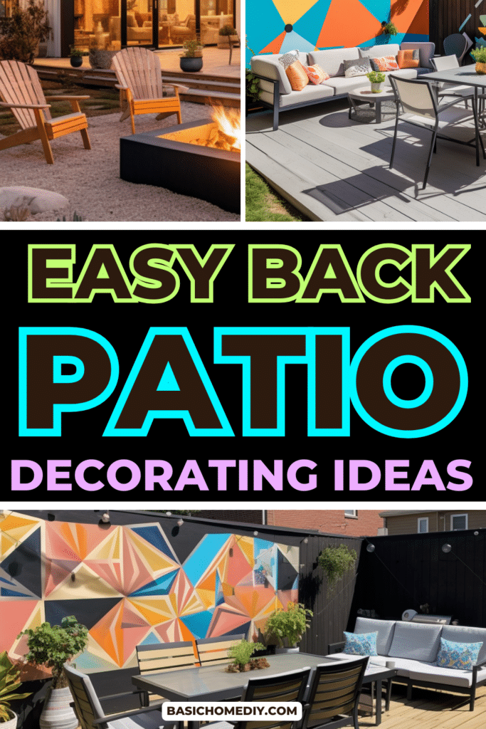 Easy Back Patio Ideas on a Budget for a Beautiful Backyard 4
