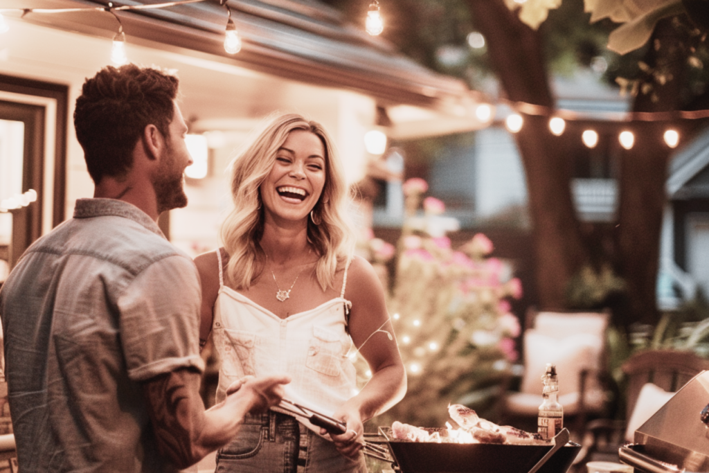 use string lights and more for easy party decor