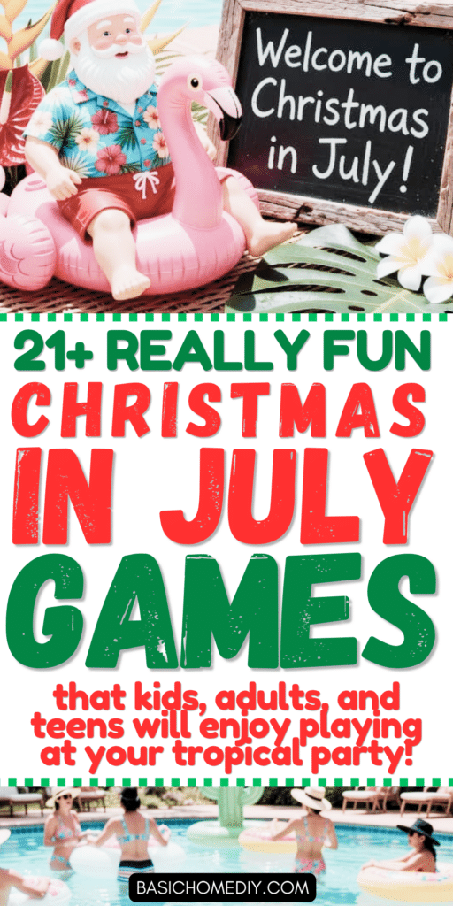 21+ Fun Christmas in July Games and Activities for a Tropical Summer Party 2