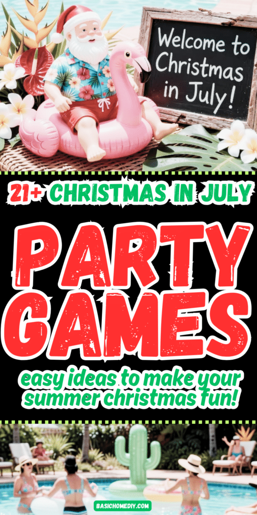 21+ Fun Christmas in July Games and Activities for a Tropical Summer Party 3