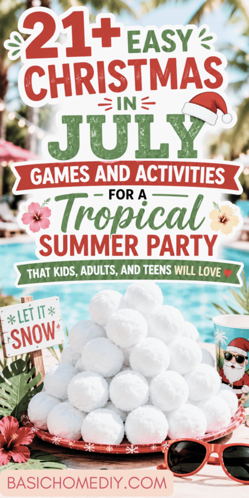 21+ Fun Christmas in July Games and Activities for a Tropical Summer Party 5