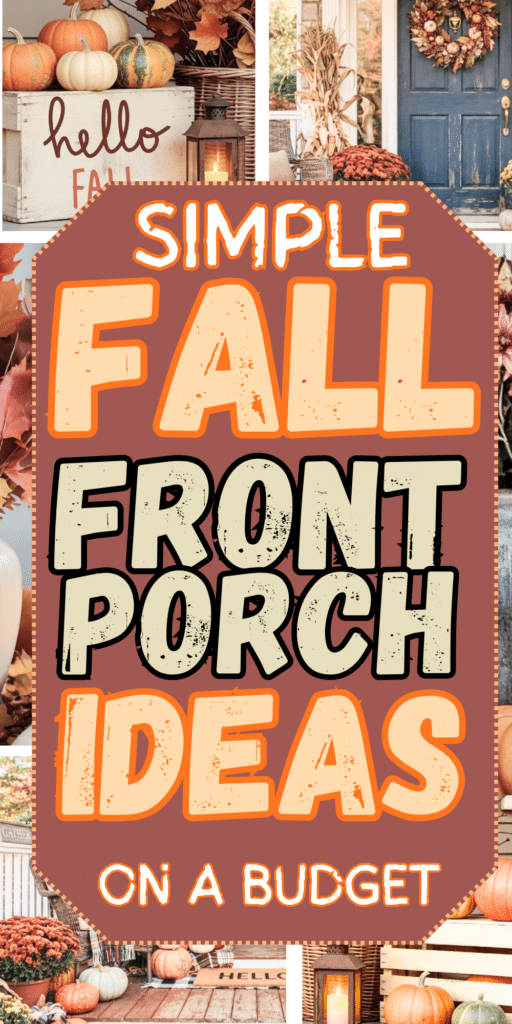 Fall Front Porch Ideas on a Budget for a Cozy Entryway 1