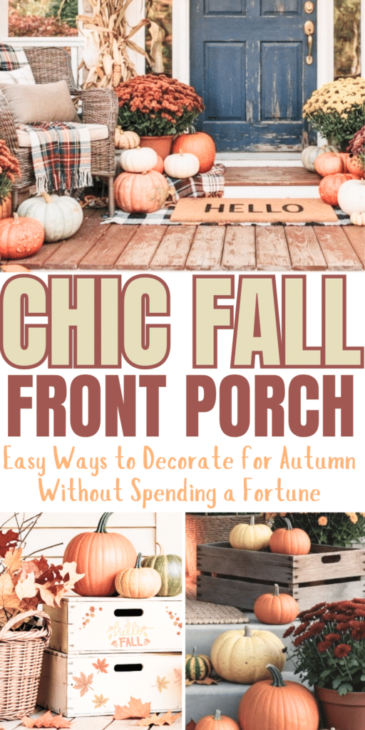 Fall Front Porch Ideas on a Budget for a Cozy Entryway 3