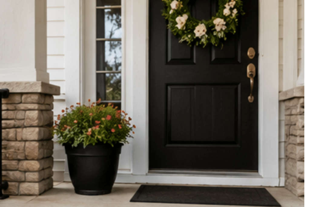 give the porch a quick reset before fall decorating