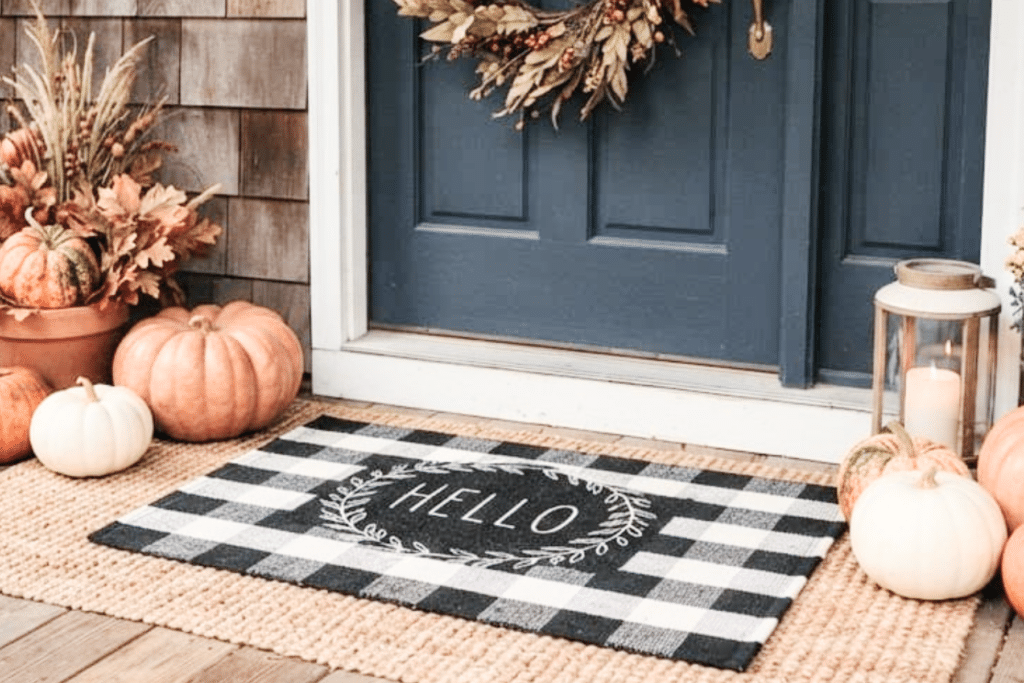 simple starter collection for a fall front porch