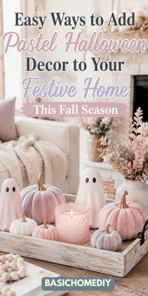 21 Pastel Halloween Decor Ideas_ Easy Ways to Decorate For The Spooky Season 3