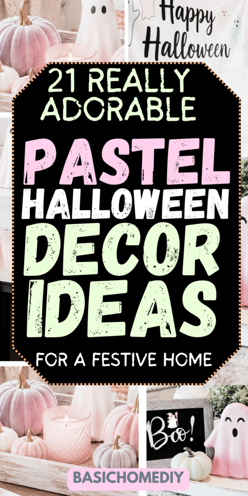 21 Pastel Halloween Decor Ideas_ Easy Ways to Decorate For The Spooky Season 5